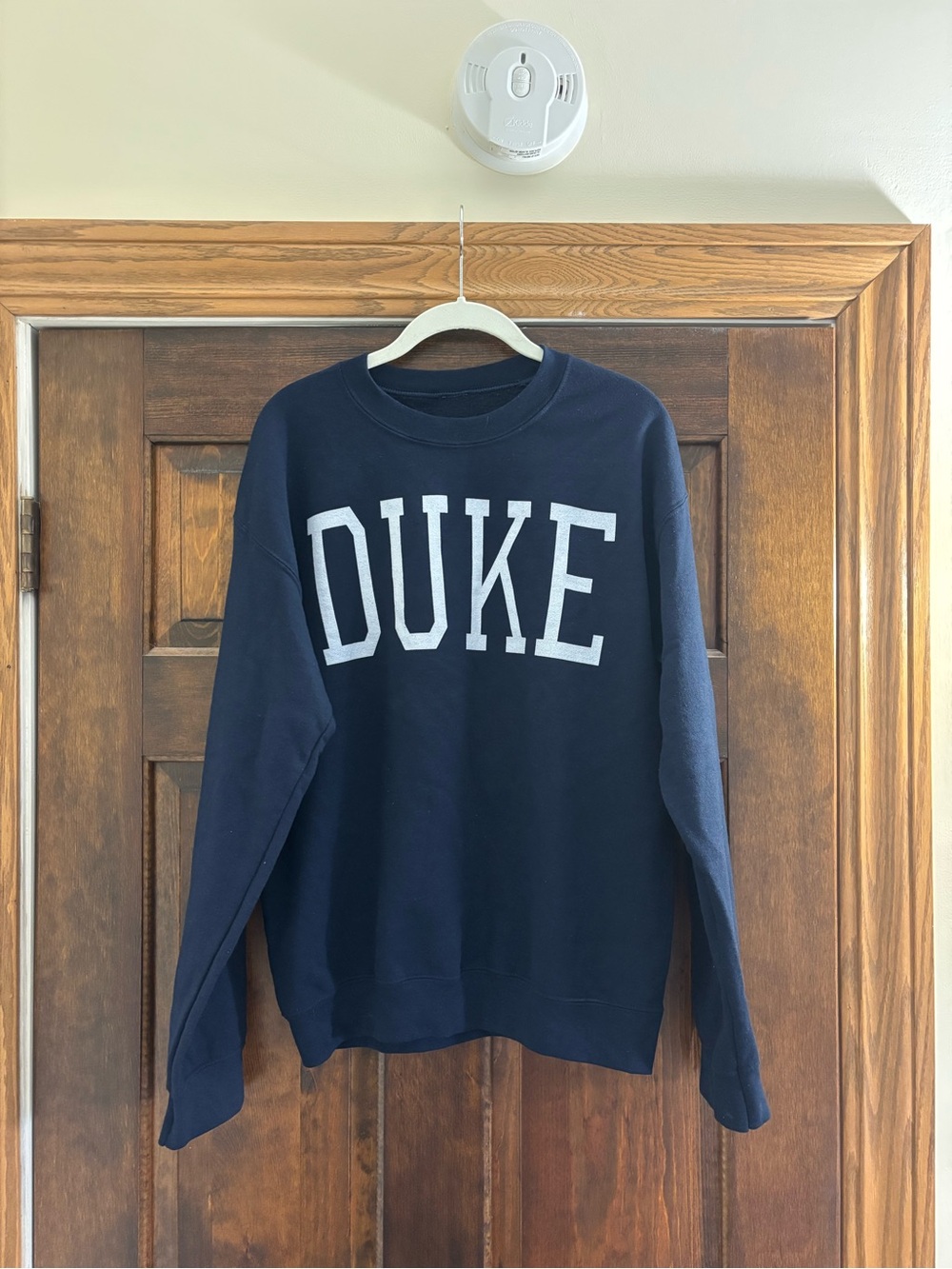 Duke Navy Crewneck Sweatshirt - Classic Collegiate Sweater